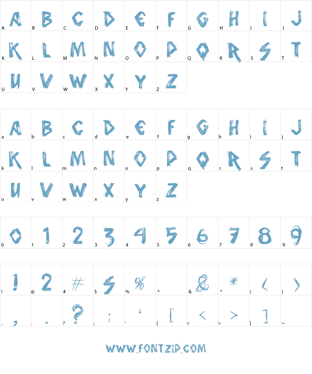 vtks animal 2 Font Character